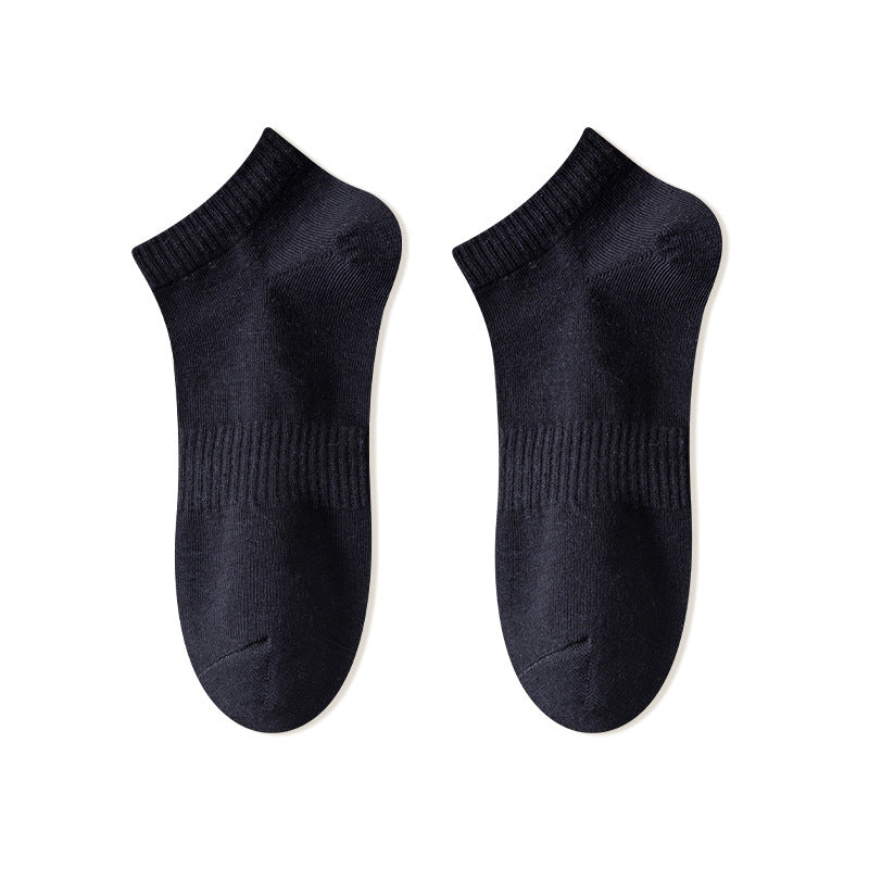 Sports socks men's stockings spring and summer sweat-absorbing and breathable medium tube socks towel bottom stockings sports basketball white socks tide wholesale