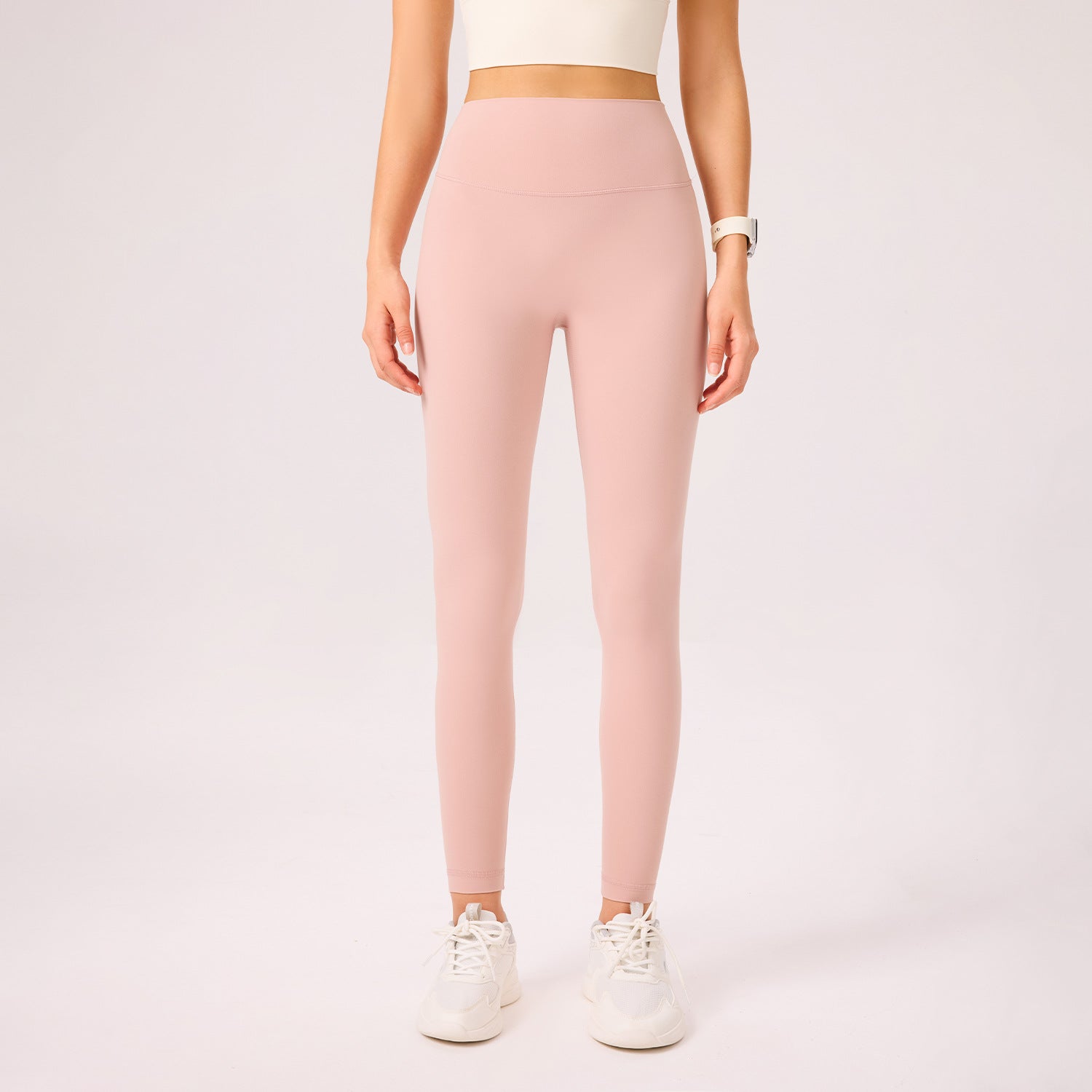New double 6 lycra sweatpants, high-waisted hip lift yoga pants, cloud-feeling seamless leggings, high elasticity, leg length yoga