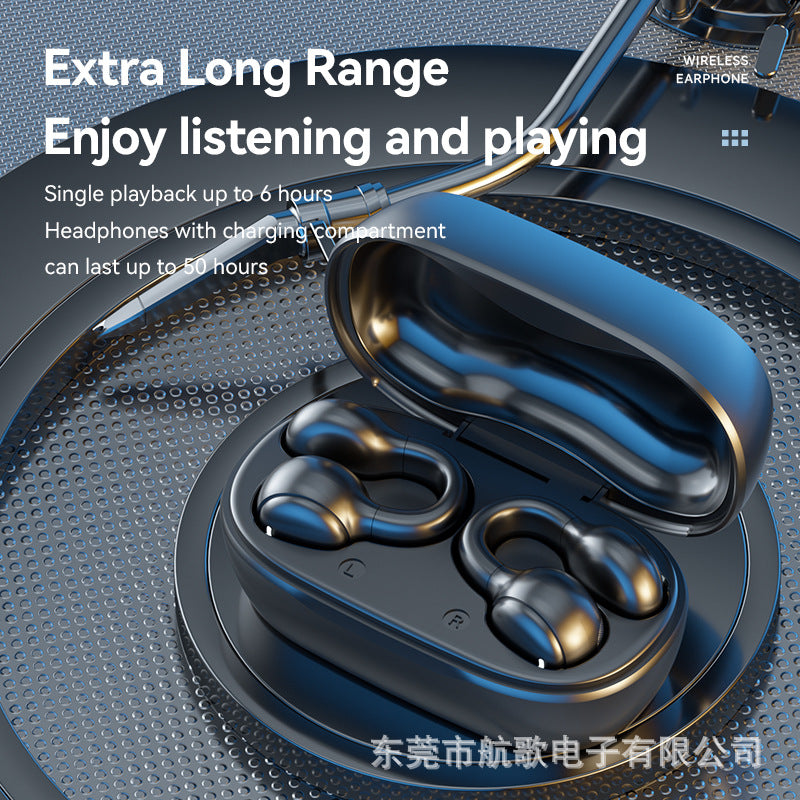 Bone conduction bluetooth headset M47 wireless 2024 new ear clip type sports high sound quality not in the ear e-commerce explosion