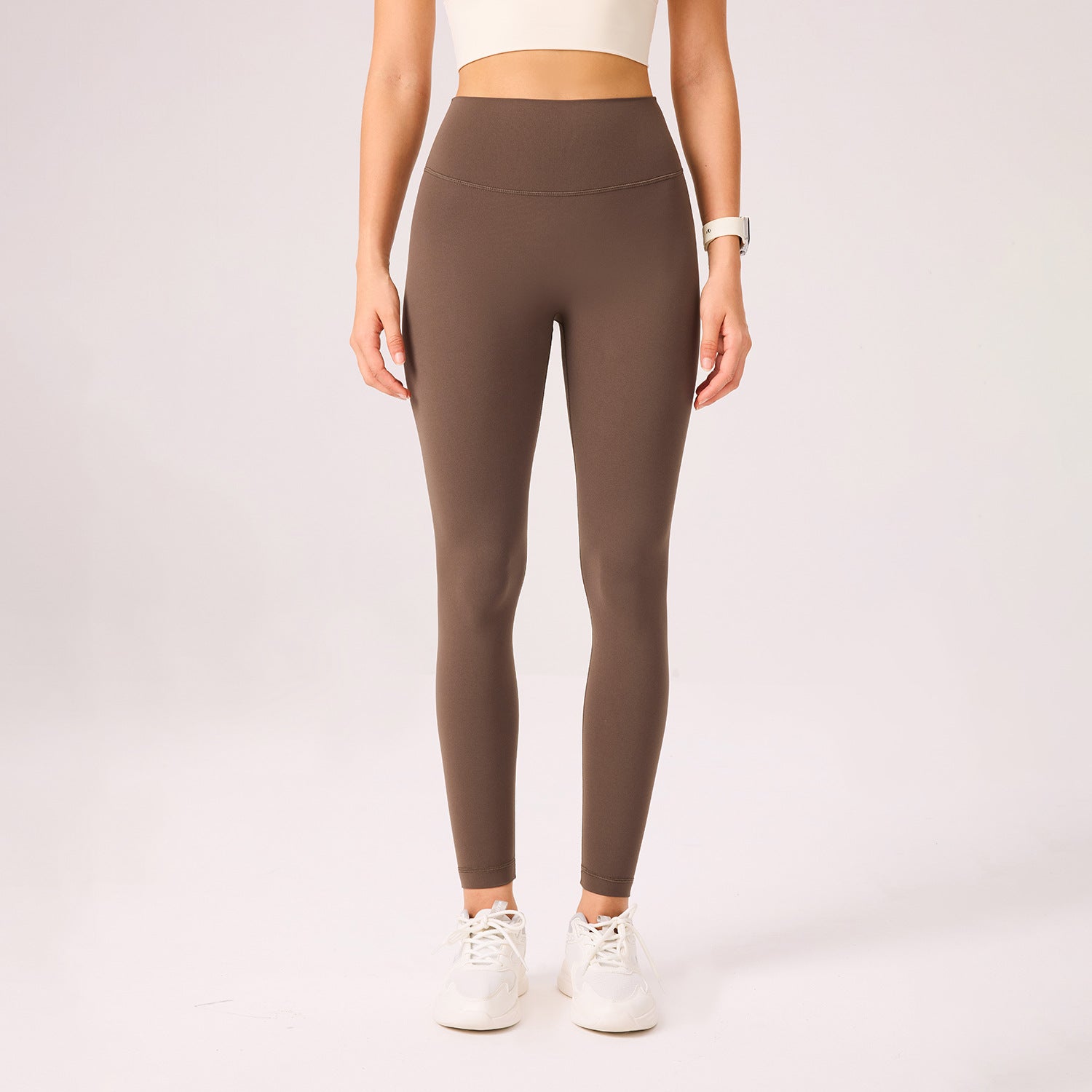 New double 6 lycra sweatpants, high-waisted hip lift yoga pants, cloud-feeling seamless leggings, high elasticity, leg length yoga
